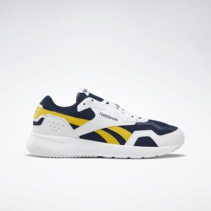 Reebok Royal Dashonic 2.0 Turnschuhe Herren - Weiß/Navy/HellGrün Gelb - DE 659-XYN